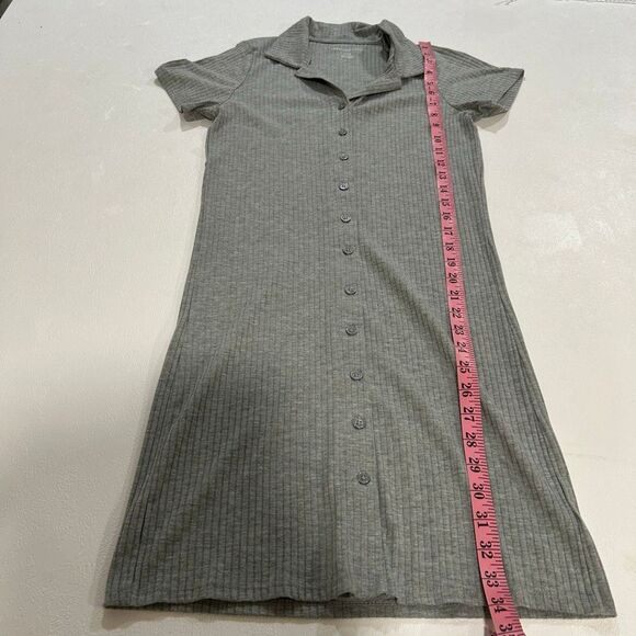 American Eagle Ribbed Button Front Shirt Dress – Medium - Picture 5 of 5